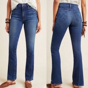 Mother jeans the runaway flowers from the storm